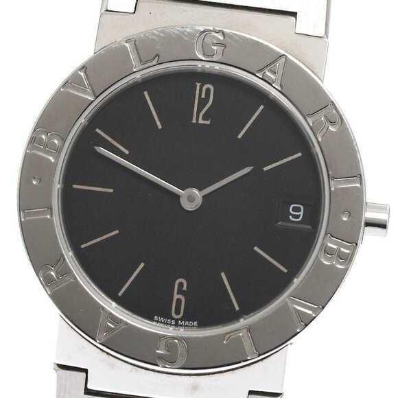 BVLGARI BVLGARIBVLGARI BB30SS Date black Dial Quartz Boy's Watch_900837 - Picture 1 of 6